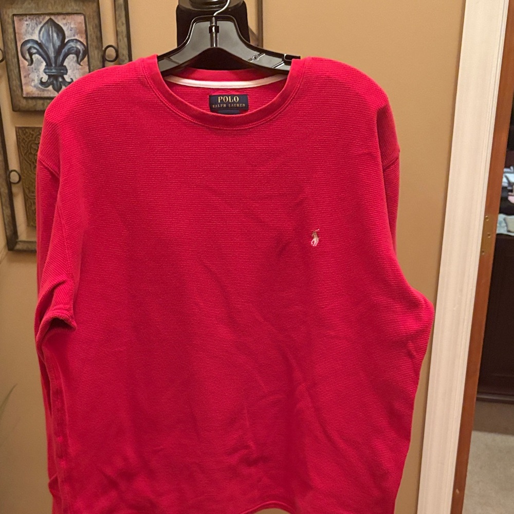 Polo by Ralph Lauren Waffle Knit Thermal Long Sleeve Shirt